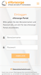 Mobile Screenshot of evorsorge.de